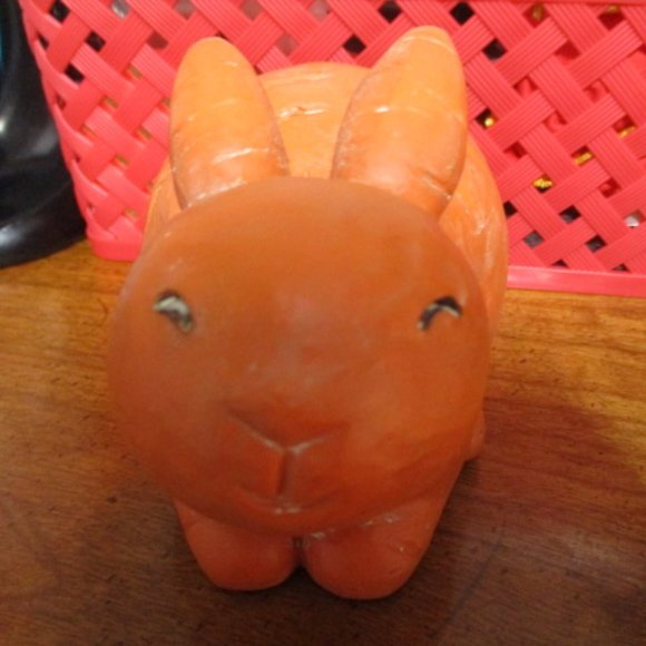Carrot Bunny Ornament - Picture 2 of 3
